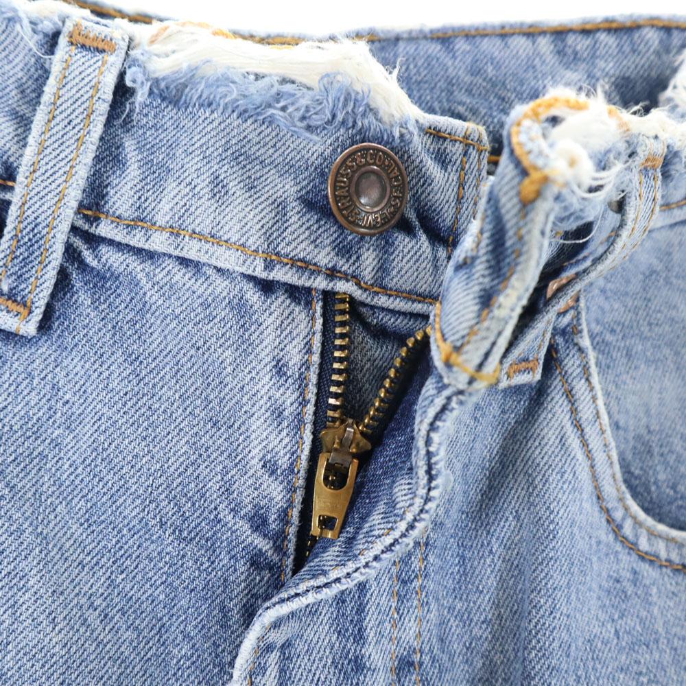 Levi's 90s 519 USA Made Old Denim Pants W29 Blue Jeans Men's Used