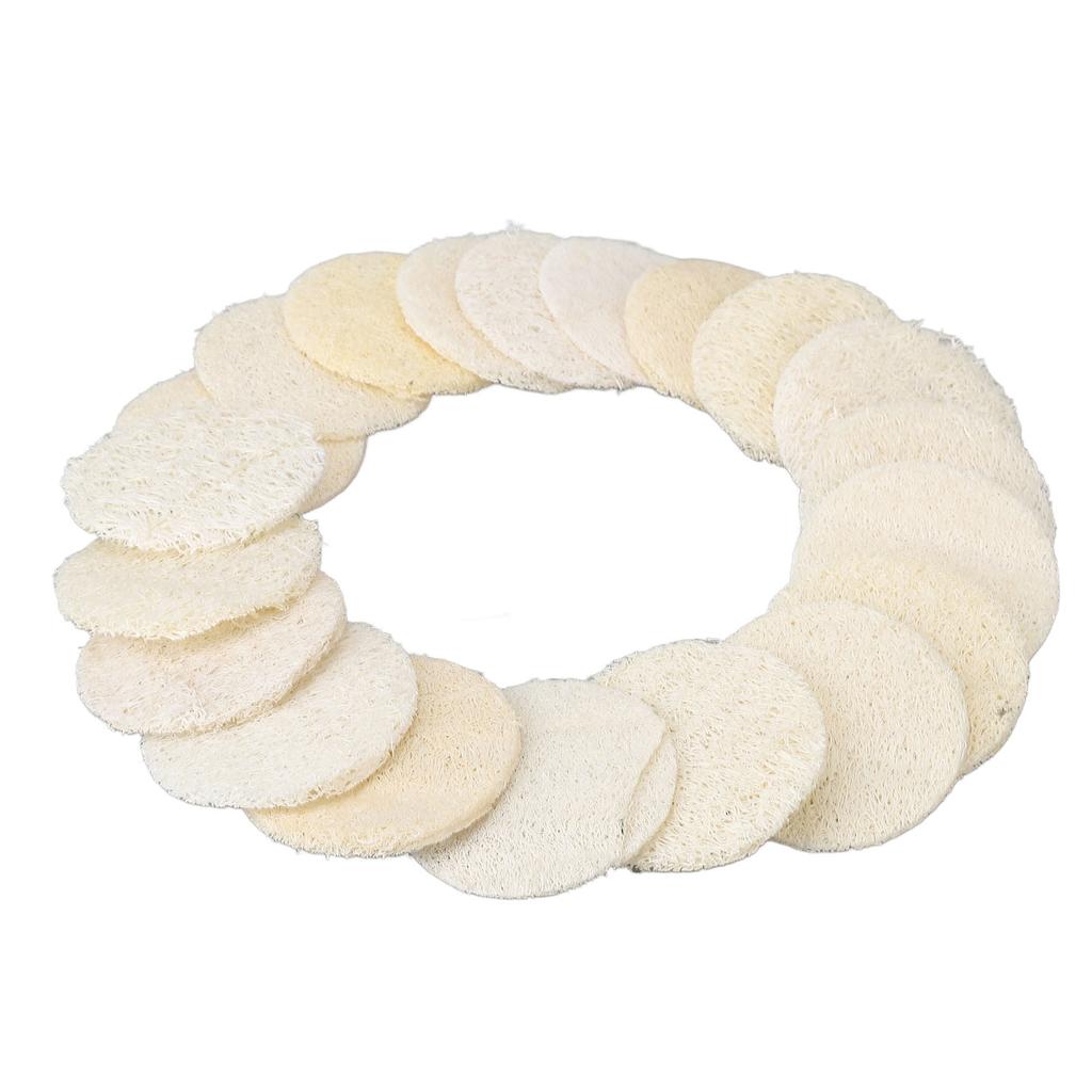 20pcs Exfoliating Loofah Facial Scrubber Gentle Body Facial Cleansing Makeup Remover Brush