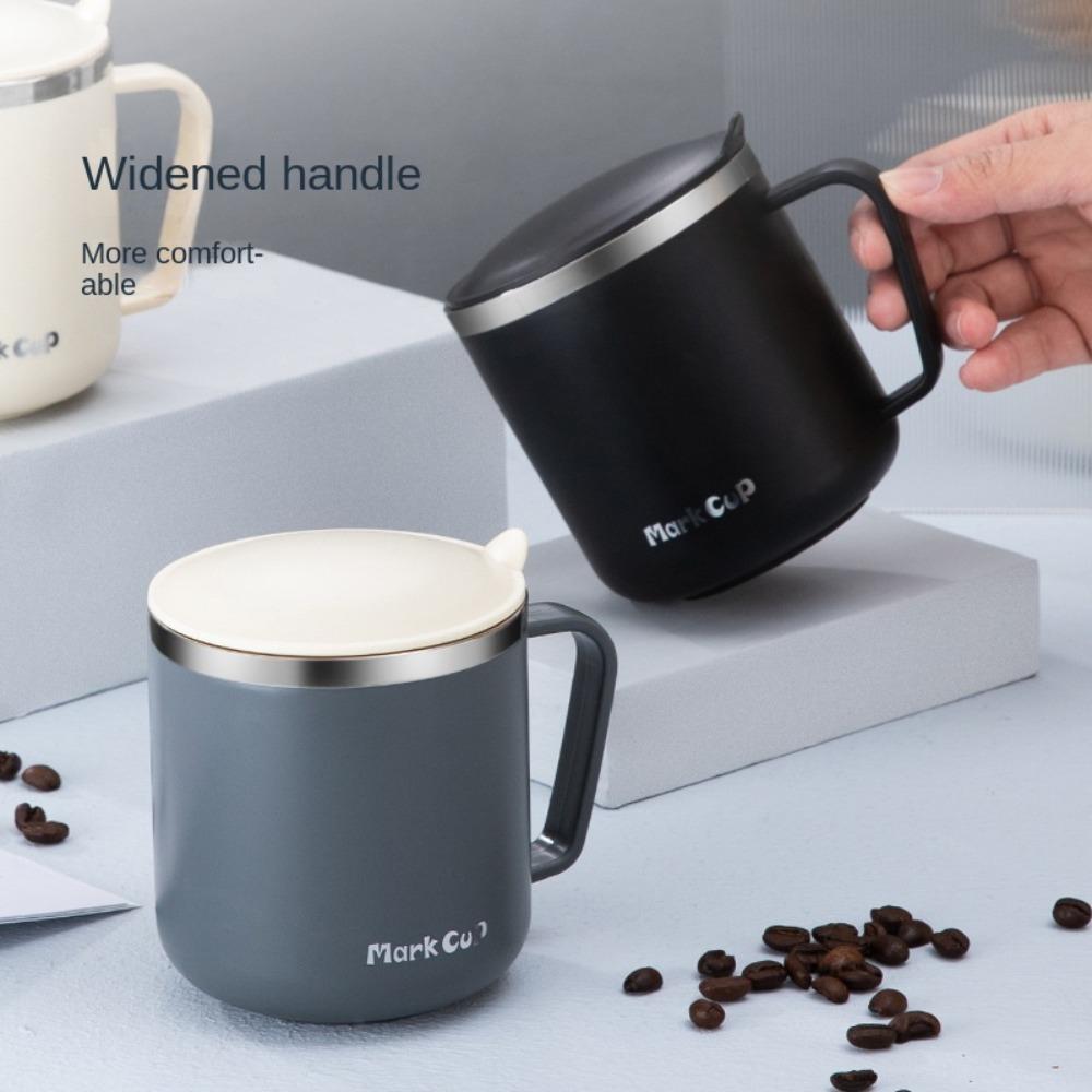 Stainless Steel Insulated Water Cups Double Wall Vacuum Flask Portable Milk Coffee Cup Home