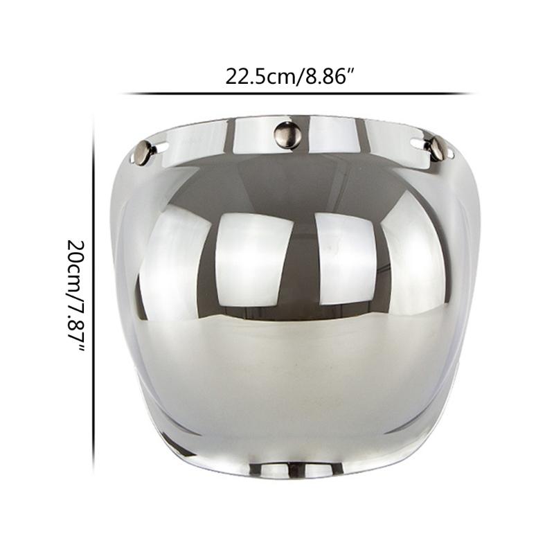Universal Vintage Bubble Visor High Quality Open Face Motorcycles Helmet Visor