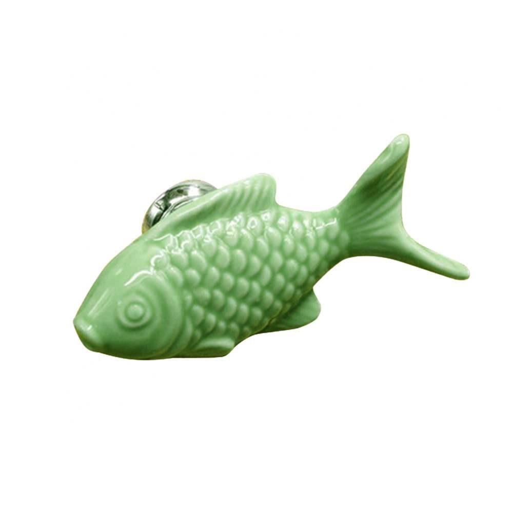 Fish Shape Drawer Knob Single Hole Door Handles Stylish Cupboard Knob  Kitchen