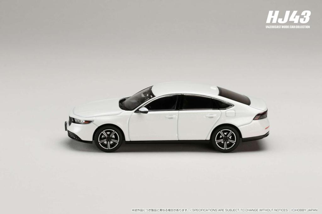 HJ43 Honda Accord Platinum White Pearl Finished Product 1/43