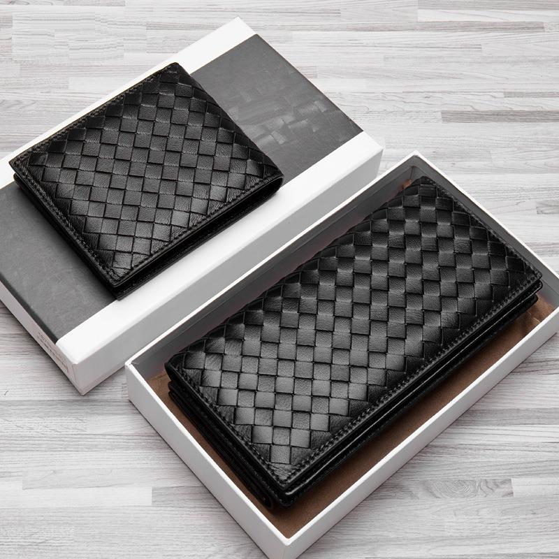 Женский длинный кошелек ручной работы из овчины на молнии, классический, в стиле ретро, повседневный, ручной кожаный кошелек