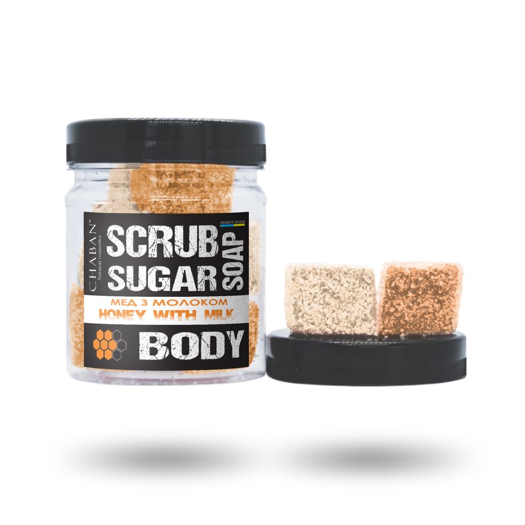Body Scrub Soap Honey with Milk Chaban 200 Ml