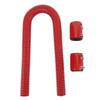 36 Inch Flexible Stainless Steel Radiator Hose Kit With Billet Clamps Universal Flex Radiator