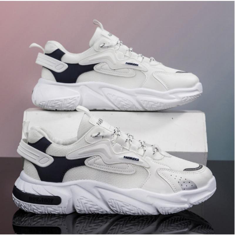 Autumn and Winter New Running Shoes Mesh Breathable Casual Shoes Sneaker Trendy Men's Shoes Dad Shoes