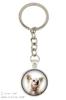 Chinese Crested Dog, Puff - Keychain In a Box, Own Photo, Keychain Pendant from Art-Dog Brand