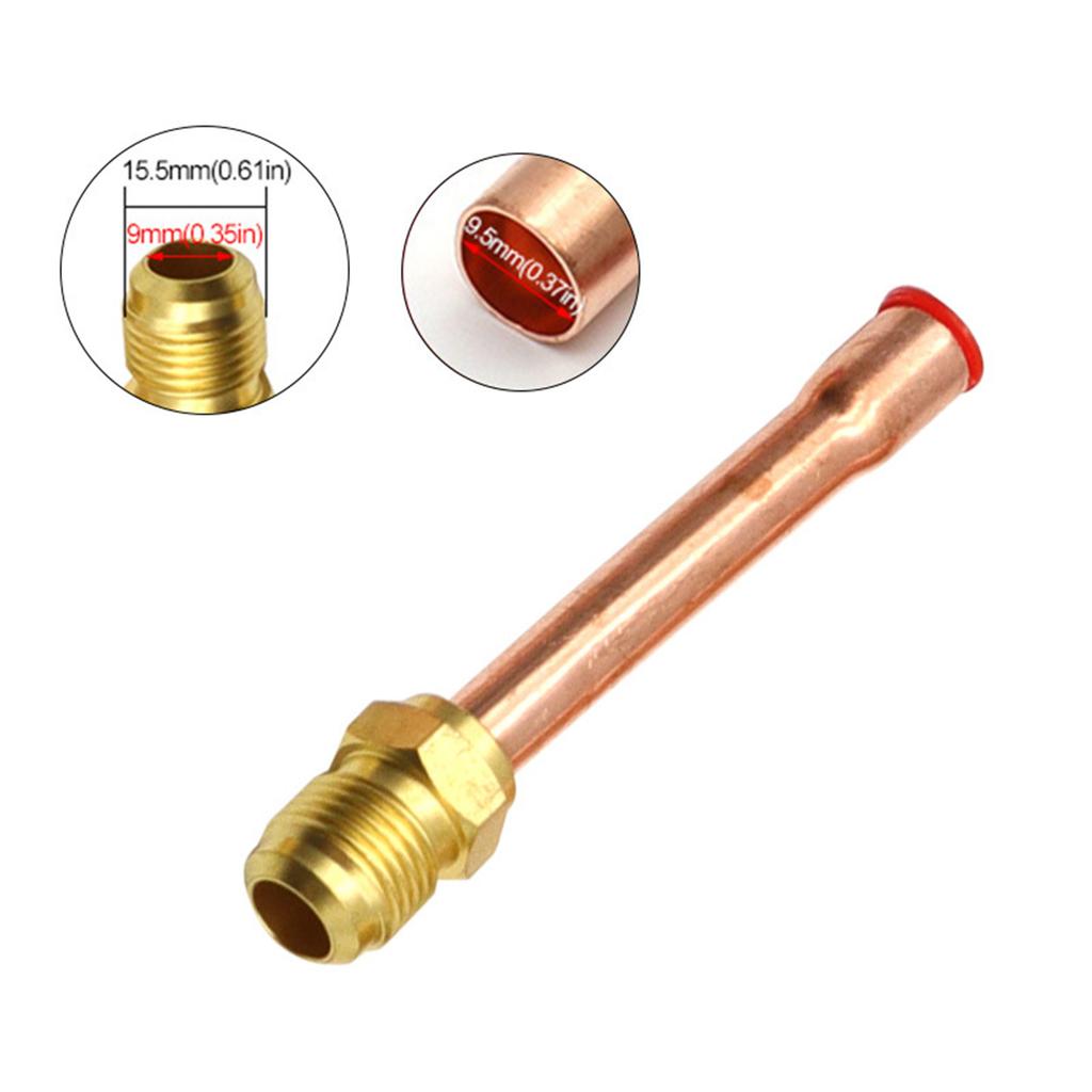 4 шт. 1/4" 3/8" 1/2" 3/4" 5/8'' Раструбный соединитель с медной трубкой Латунный фитинг-адаптер для аксессуара для кондиционера