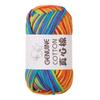 Cotton-Nylon Blend Rainbow Crochet Yarn Thick 80M Colorful Cotton Knitting Yarn Hand Woven Easy-to-See Stitches Beginner