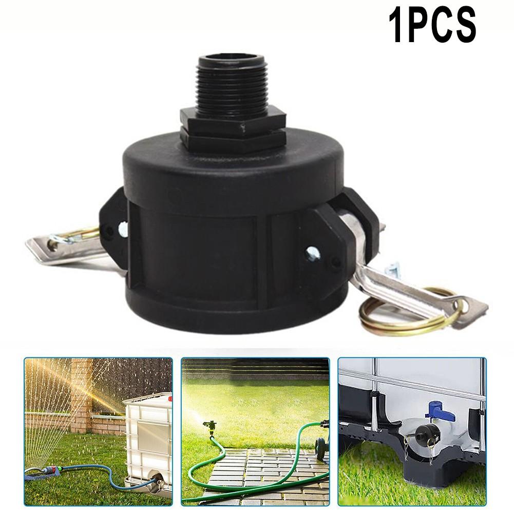 Адаптер слива для IBC-контейнера 275-330 галлонов, 2-дюймовый Cam Lock для садового шланга 3/4"