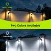 Outdoor Solar Powered Wall Lights 2 Lighting Modes IP65 Waterproof Porch Light For Garage House Outside Garden Lighting