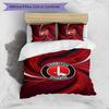 Charlton Athletic FC Printed 3PCS Bedding Set Breathable Duvet Cover with Pillowcases Decorative Bed Linen for Bedroom Home