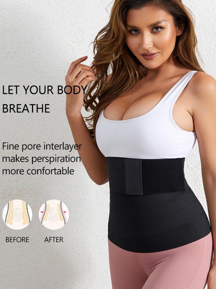 Обертывание вокруг Faja Waist Trainer Утягивающий пояс для упражнений Послеродовой пояс для утяжки талии Эластичный пояс для утягивания талии Женский пояс