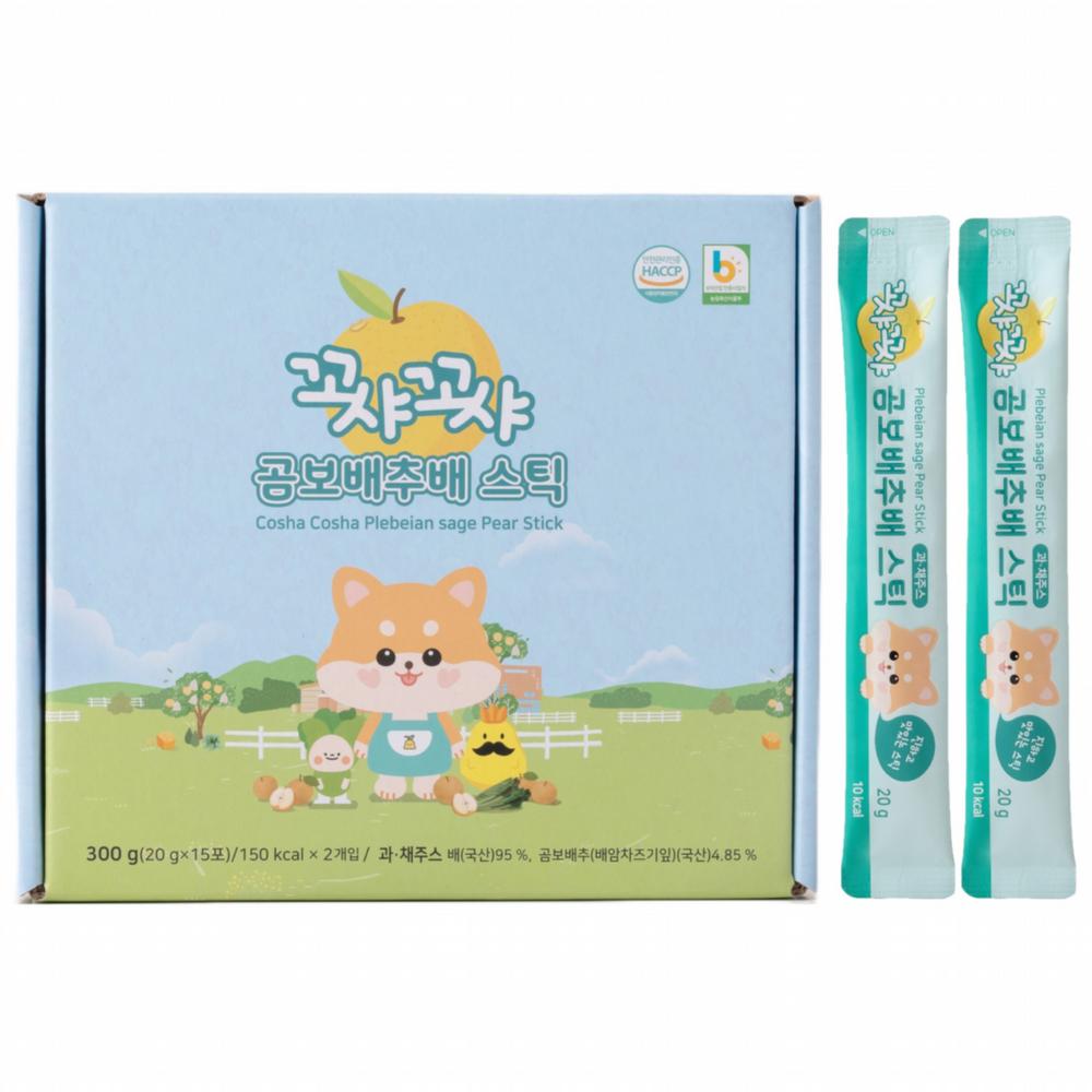 Kkosha Kkosha Gombo Baechu Pear Sticks 20g 30 pcs