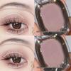 FAICCIA Smoky Pink Single Eyeshadow - Reduces Puffiness, Sheer Nude Makeup, Macaron Gray Shade #221