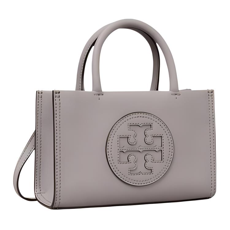 Tory Burch Ella Magnetic Snap Adjustable Detachable Shoulder Strap Synthetic Leather Tote Bag Shopping Bag Shoulder Crossbody Handbag Mini 145613-029