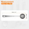 uxcell Single Measuring Spoon, 1 Tablespoon (3 Teaspoons, 15ml), 304 Stainless Steel Single Tiny Square Bowl Measuring Spoon with Long Handle, Silver