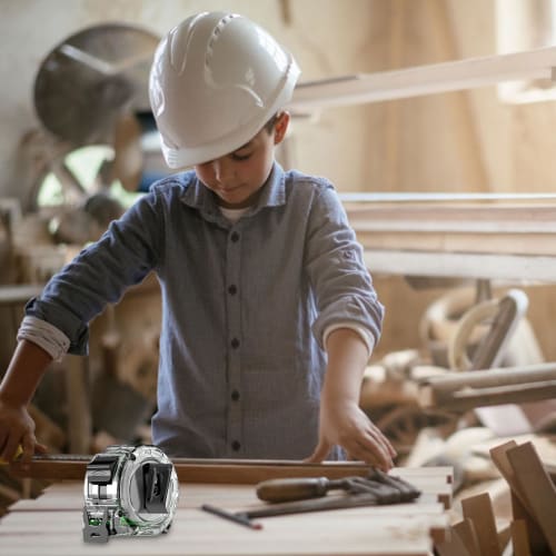 Fluorescent Measuring Tape, Light-Up Tape, Double-Sided Illuminated Measuring Tape In Clear Case, 5m/7.5m/10m, High-Precision Convex, Transparent Carp