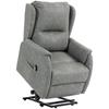 Power Lift Recliner Chair, Dual Motor Electric Lift Chair for Elderly with Remote Control, Grey