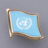 Metal Badges Flag United Nations Souvenir Badge