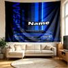 Custom Name Personalized Skyline GT Print Tapestry, Wall Art Decor, Bedroom, Dorm, Apartment, LivingRoom, Party Backdrop, Gift for Birthday