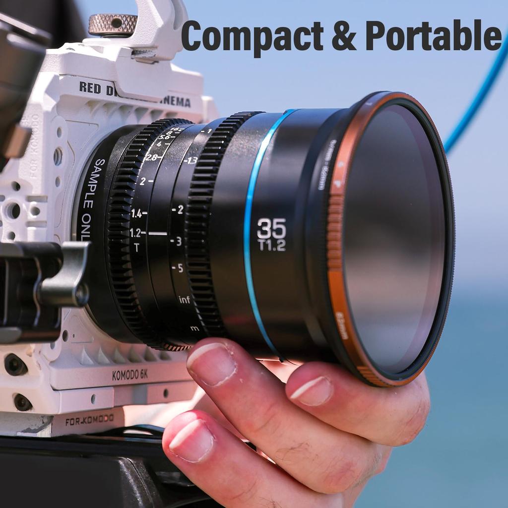 SIRUI Night Walker 35mm Camera Manual Focus Cine Lens Lens, (L Mount, Black)
