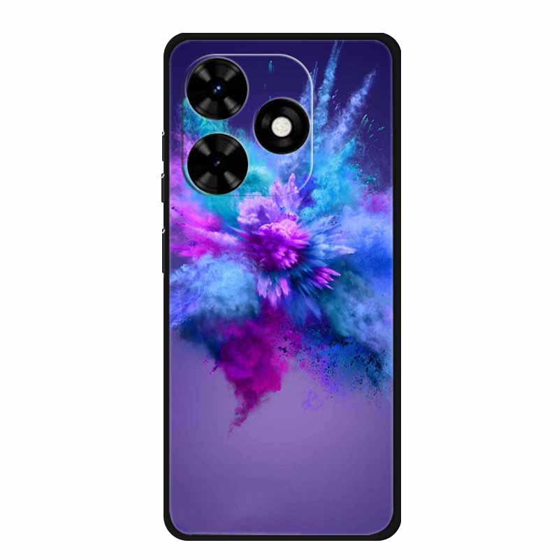 Чехол для Tecno Spark Go 2024 Животные Расписной ТПУ Силиконовый Мягкий Чехол для Телефона для Spark Go2024 BG6 Защитный Волк Ударопрочный Para