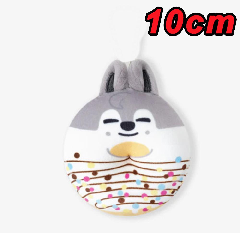 300style SKZOO Plush Keychain Stray Kids Wolf Plush Toy Water Scarf Bean Eye Li Longfu Keychain Creative Toy