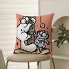 Простой Юмористический И Забавный Стиль Подушка С Котом Саймона Комфорт Диван-Кровать Шелковистая элегантная Невидимая молния Декоративная наволочка
