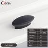 Oukali Modern Design Brushed Brass BSN Furniture Cabinet Drawer Cupboard 16mm Handles and Knobs