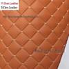 Diamond Lattice Sponge-Backed PVC Leather Fabric for Car Interiors