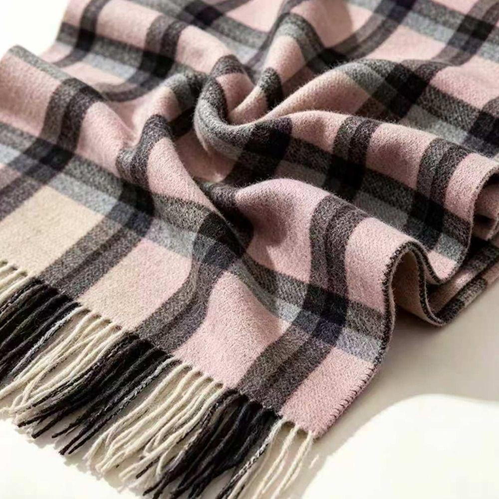 Soft Cashmere Scarf Windproof Shawl Wrap Fashion Neck Warmer Winter