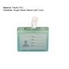 Hard Plastic Pocket ID Card Credit Badge Name Tag Holder Neck Strap