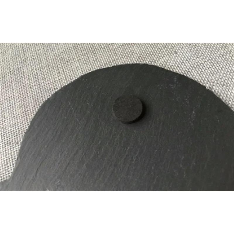 Черный сплошной натуральный сланец в форме сердца тарелка для ужина на свадьбу поднос для барбекю торт суши камень для ужина сыр пицца плоский поднос для еды