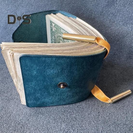 Кошелек Cash Wrap с быстрым доступом к наличным деньгам, органайзер для денег из искусственной кожи с магнитной застежкой, удобный кошелек для бармена, парикмахера