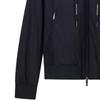 Armani Exchange SS25 Куртка хлопковая мужская с высоким воротником, логотипом, завязками и молнией, длинный рукав XM001583-AF19196-UB101