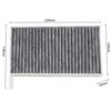 2PCS /SET Car Cabin Air Filter For TESLA MODEL 3 5YJ3 EV 2018- MODEL Y 5YJY EV 2021- 1107681-00-A 1107681-00-B 1107681-00-C