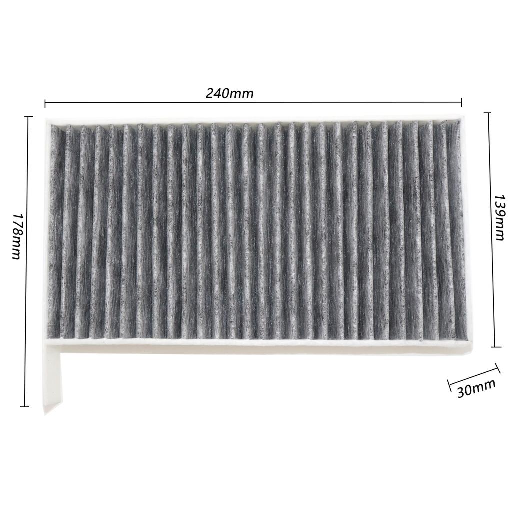 2PCS /SET Car Cabin Air Filter For TESLA MODEL 3 5YJ3 EV 2018- MODEL Y 5YJY EV 2021- 1107681-00-A 1107681-00-B 1107681-00-C