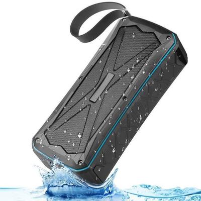 Bluetooth-колонка - E.F.CONNECTION - Водонепроницаемая модель - 12 часов автономной работы - Внешний аккумулятор - Черный
