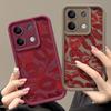 Роскошный красный принт губ ТПУ мягкий чехол для Xiaomi 14T Pro 13T Poco F6 X6 X5 Redmi 13C Note 14 Pro 13 12 11 10 защита линз противоударный матовый чехол для телефона