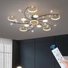 IRALAN Smart Light Luxury LED Ceiling Chandelier Infinitely Dimmable Modest Ceiling Lamps for Room Kitchen Dining Table Light