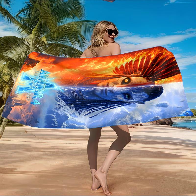 Fantasy Alien World Beach Towel Microfiber Beach Towel, Lightweight and Quick-Dry, for Summer Travel, Swimming Pool Fan Birthday Gift