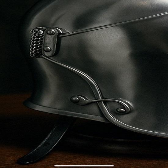 Medieval Barbuta Visored Helmet  Steel Knight Armor  Warrior Helmet for LARP, Cosplay, Reenactment