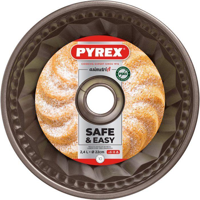 Moule a kougloff - PYREX - 1452019 - En métal - Antiadhésif - 22 cm