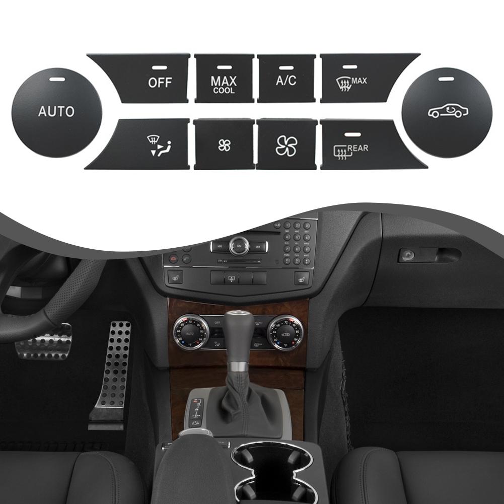Стильная кнопка переключения климат-контроля A/C для Mercedes C GLK C204 W204 D Type Очаровательный роскошный дизайн Идеальная установка
