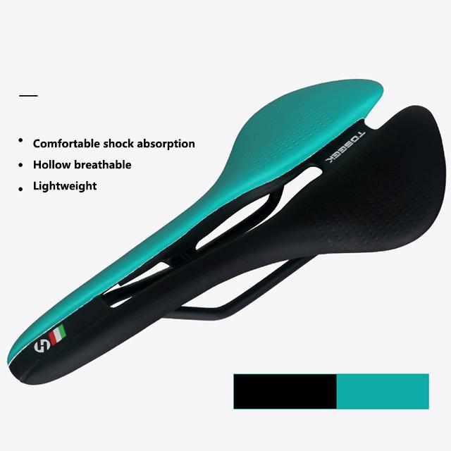 TOSEEK MTB Road Bike Saddle Ultralight 185g Racing Seat Hollow Ergonomic Design Cr-mo Seat Rail Saddle Bicycle Parts 7 Colors