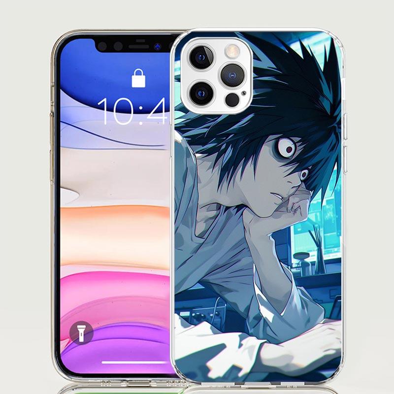 N-Note D-Death L Lawliet Phone Case for Apple iPhone 17 Air 16 15 Plus 14 + 13 Mini 12 11 Pro Max 7 8 SE 16Max Soft Shell Cover
