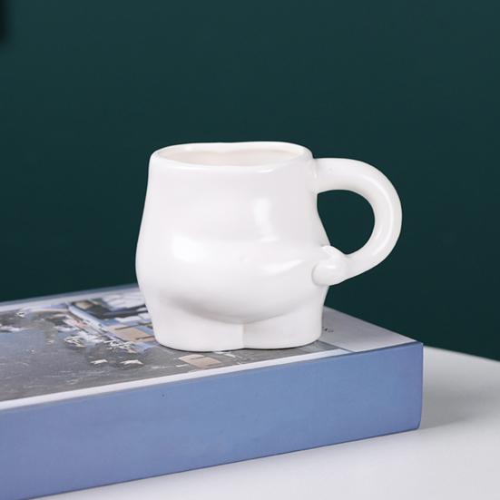 Кружка для кофе Fat Belly объемом 320 мл, симпатичная керамическая кружка, забавные чашки для завтрака ручной работы, новинка