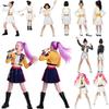Super Star Singer Dancer Party Dress Up Costume For Children Girls Halloween Christmas Birthday Gifts Role Play Cosplay Suit