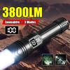 3800LM портативный фонарик перезаряжаемый светодиодный фонарь ультра мощный фонарь водонепроницаемые фонарики для семейной работы